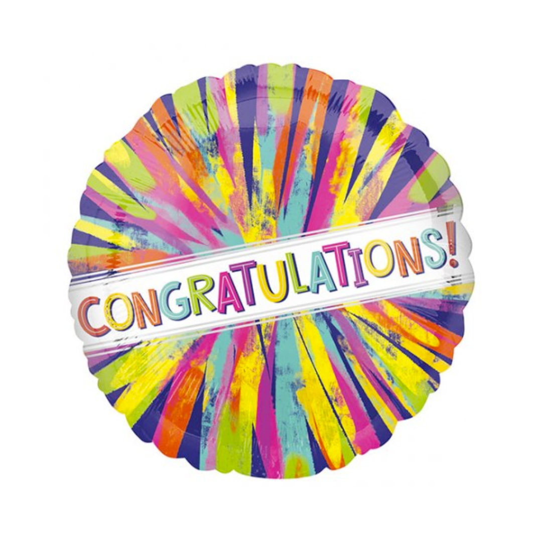 Congratulations Helium Balloon Clocktower Florist