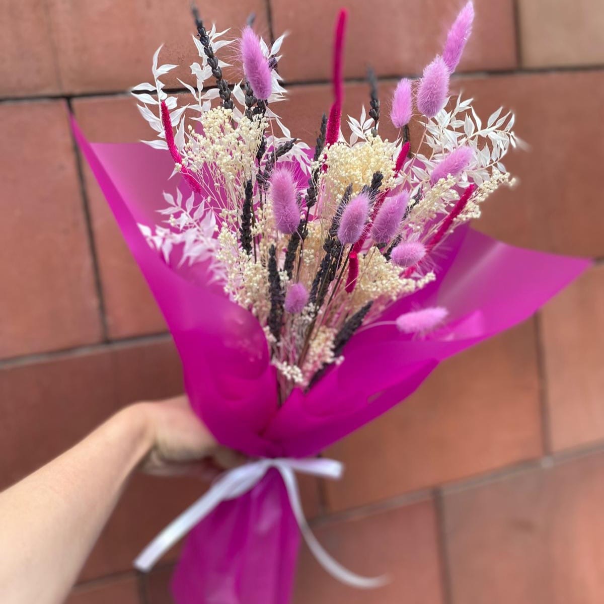 Pink Power Graduation Dried Flowers