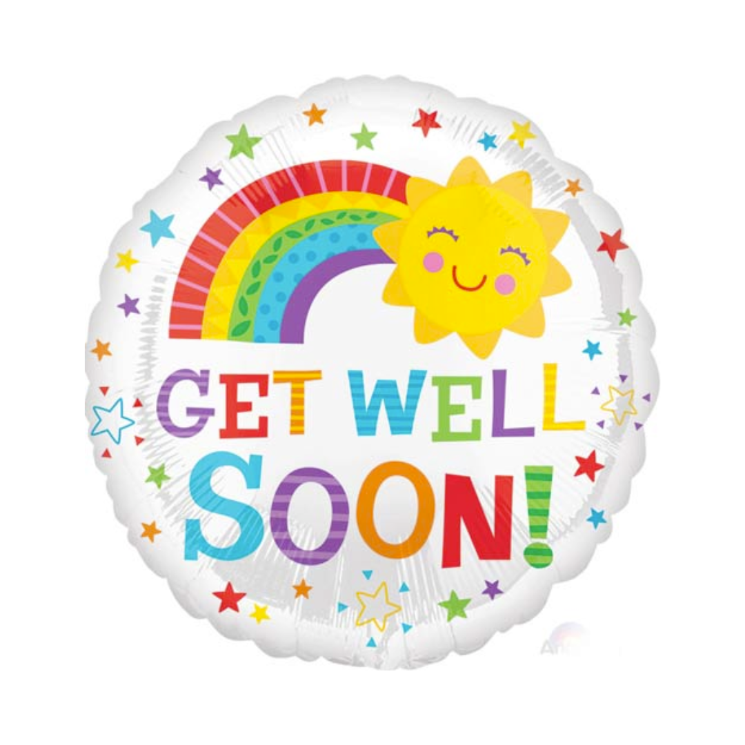 Get Well Soon Helium Balloon