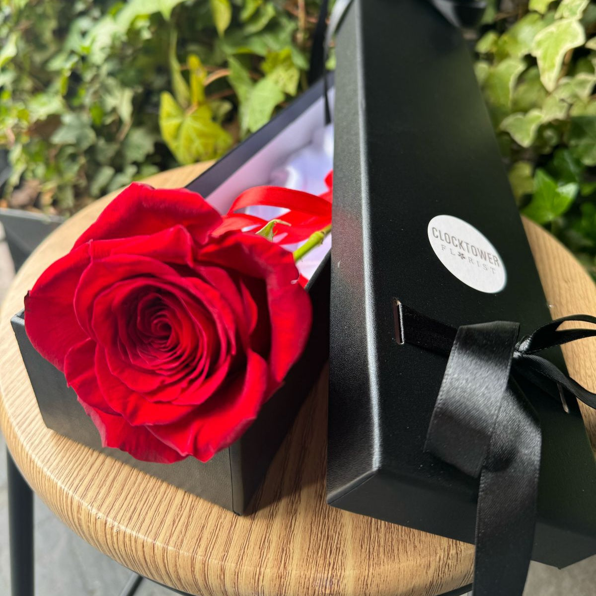 Boxed Single Rose