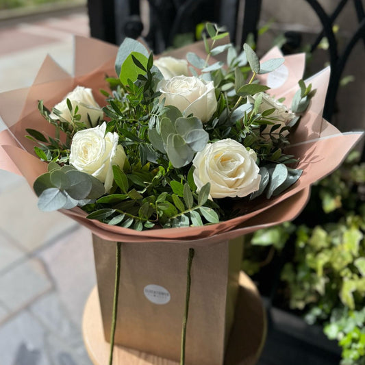 White Rose Bouquet