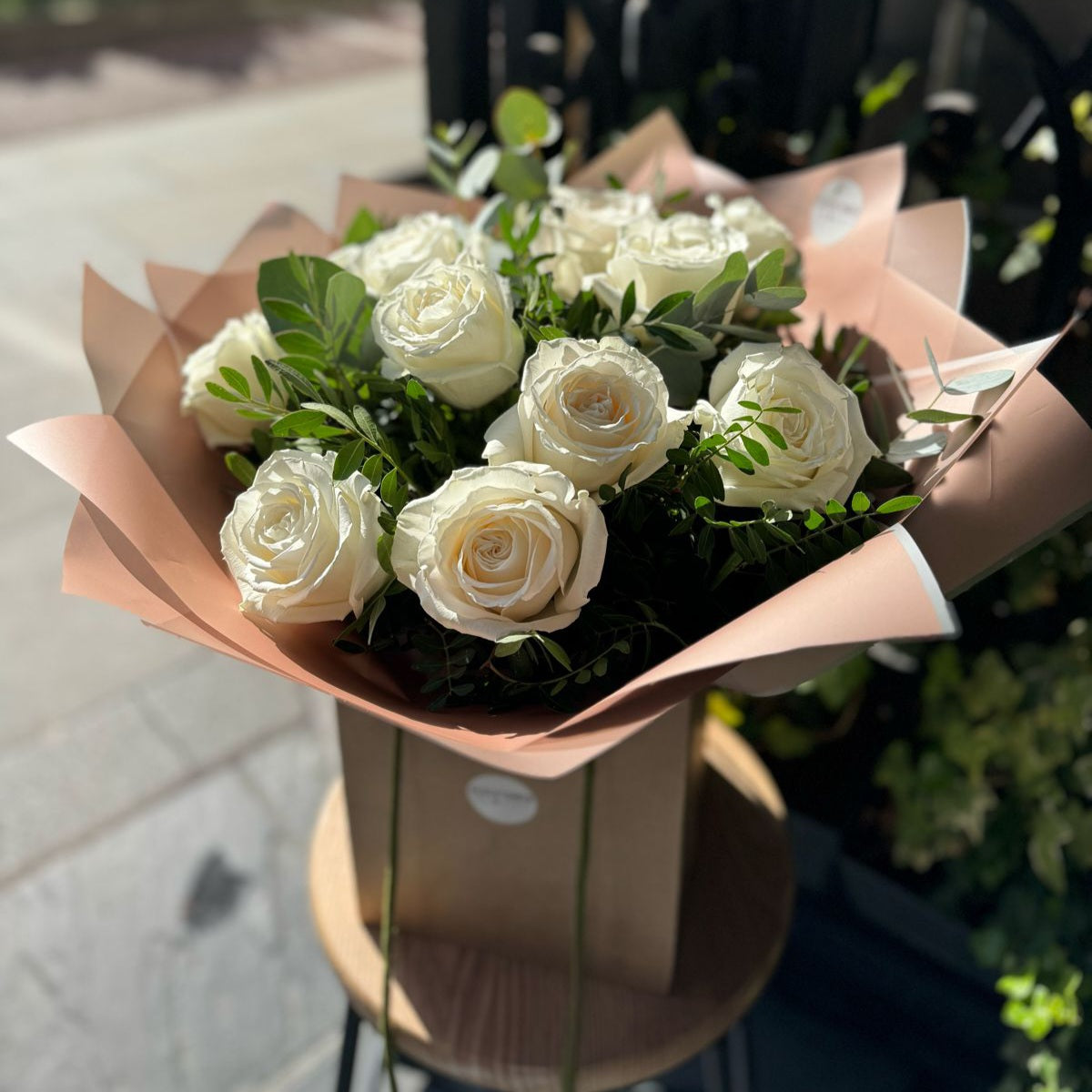 White Rose Bouquet