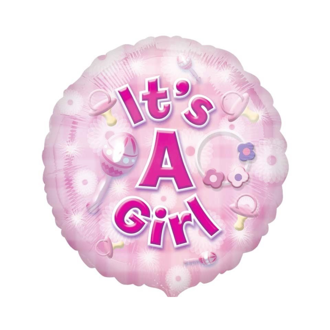 It's a Girl Helium Balloon