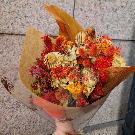 Orange Fizz Dried Flowers