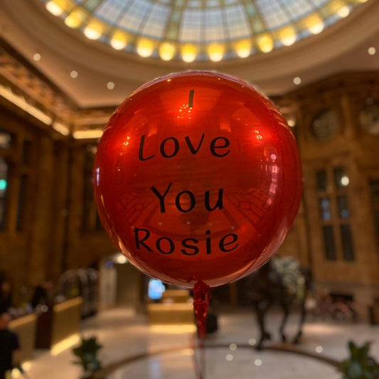 Personalised Orb Helium Balloon