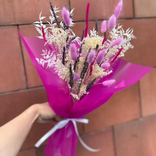 Pink Power Graduation Dried Flowers